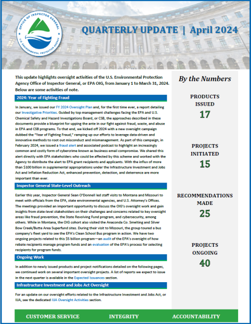 Quarterly Update